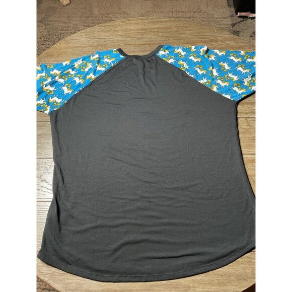 Lularoe Unicorn Randy Baseball Style 3/4 Sleeve Womens Sz XXL - Picture 5 of 8